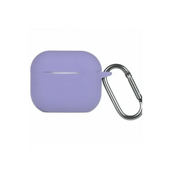 Mey İthalat®   Airpods 3 (3.nesil) Hang Kılıf - Lila