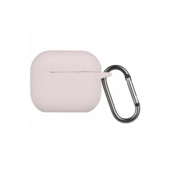 Mey İthalat®   Airpods 3 (3.nesil) Hang Kılıf - Pudra