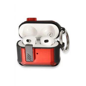Mey İthalat®   Airpods 3 (3.nesil) Truva Kılıf - Kırmızı