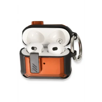Mey İthalat®   Airpods 3 (3.nesil) Truva Kılıf - Turuncu