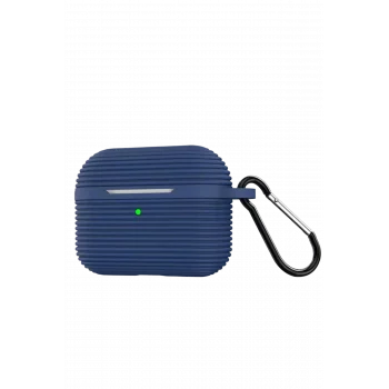 Mey İthalat®   Airpods Pro 3 (3.nesil) Raven Silikon Kılıf - Lacivert