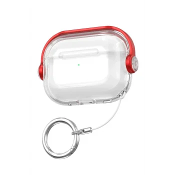 Mey İthalat®   Airpods Pro 3 (3.nesil) Tema Kılıf - Kırmızı