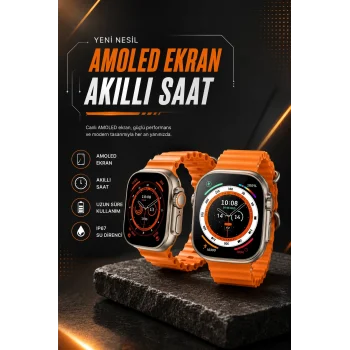Mey İthalat® Akıllı Saat GPS Özelliği Bildirim Görme Adımsayar Sesli Görüşme Yapabilen