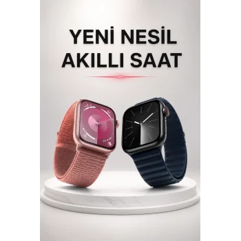 Mey İthalat® Akıllı Saat İos Andorid Destekli Arama Özeliği Sensörlü Bluetooth Bağlantılı