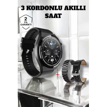 Mey İthalat® Akıllı Saat Uyku Ve Sağlık Takibi Bildirim Görme Arama Cevaplama