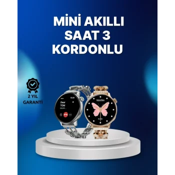 Mey İthalat® Akıllı Saat – Uzun Pil Ömrü, IP67 Suya Dayanıklılık, Şık ve Hafif