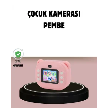 Mey İthalat® Anında Baskı Özellikli Şipşak Kamera 24MP HD Çift Lensli ve 32GB Hafızalı
