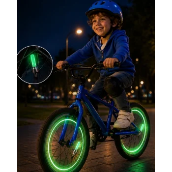 Mey İthalat® Araç Sibop LED Işığı 2li Set Bisiklet Motosiklet Jant Lambası