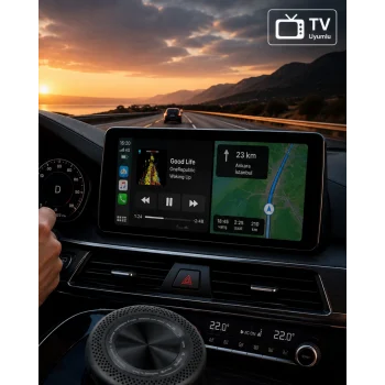 Mey İthalat® Araç ve TV Uyumlu CarPlay Box 4GB RAM 64GB Hafıza HDMI Android Sistem