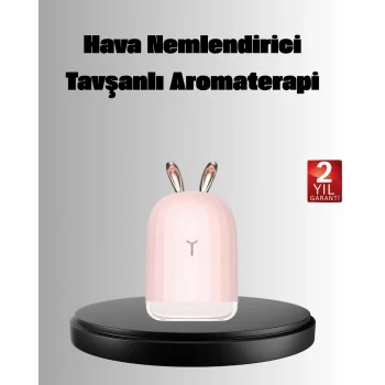 Mey İthalat® Aromaterapi Uyumlu Hava Nemlendirici – Ultrasonik Sessiz Difüzör