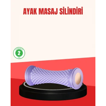 Mey İthalat® Ayak Masaj Silindiri Derin Doku Masajı Kirpi Topu Akupunktur Etkili
