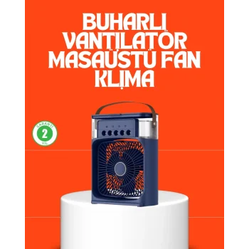 Mey İthalat® Ayarlanabilir Hız ve Yönlü Yüksek Performanslı Masaüstü Fan