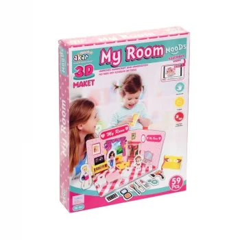 Mey İthalat® Benim Odam Maket 3 Boyutlu Puzzle