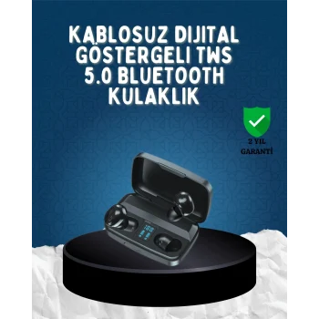 Mey İthalat® Bluetooth V5.0 Teknolojili Parmak Dokunmatik Kontrol Kulaklık Seti
