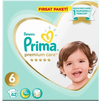 Mey İthalat®   Care Fırsat Paketi 6 Beden 62 Adet
