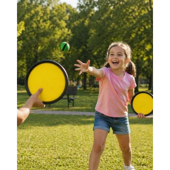 Mey İthalat® Catch Ball Set 2 Kişilik Top Yakalama Oyunu Çocuk Aktivite Seti