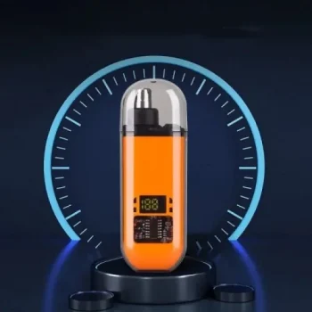 Mey İthalat® Cep Çakmak Model USB Şarjlı Burun Kulak Yanak Kıl Tüy Temizleme Makinesi