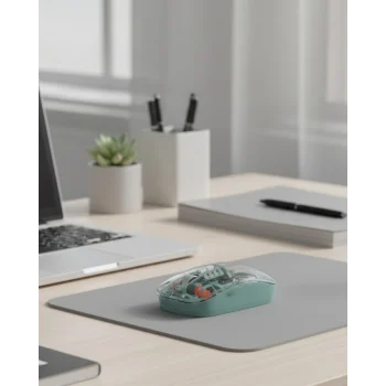 Mey İthalat® Çift Mod Bağlantılı Kablosuz Mouse Bluetooth ve USB Alıcılı