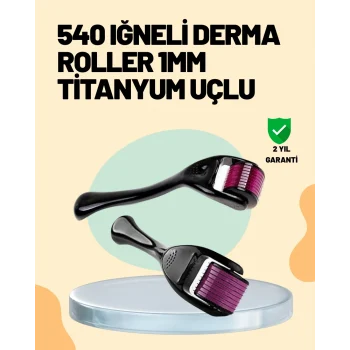 Mey İthalat® Cilt Yenileyici Derma Roller – Mikro İğneli Bakım Aracı