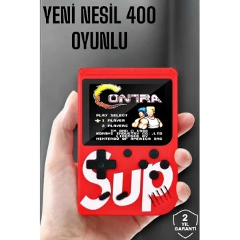 Mey İthalat® Çocuklara Özel SUP 400 Oyunlu Mini Oyun Konsolu