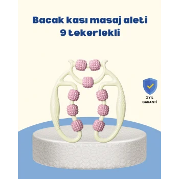 Mey İthalat® Dayanıklı Plastik Kas Masaj Rulosu Selülit Karşıtı