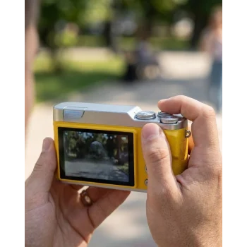 Mey İthalat® Dijital Kamera 18x Zoom Flip Ekran Uzun Pil Ömrü