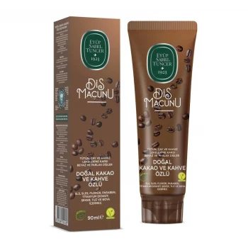 Mey İthalat®   Doğal Diş Macunu 90 Gr Kakao & Kahve Özlü