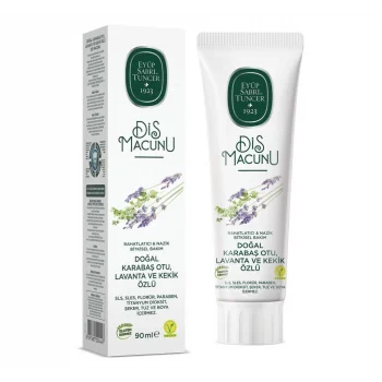 Mey İthalat®   Doğal Diş Macunu 90 Gr Karabaş Otu & Lavanta ve Kekik Özlü