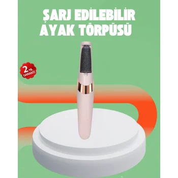Mey İthalat® Elektrikli Ayak Törpüsü USB Şarjlı Nasır ve Kallus Giderici