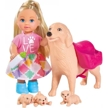 Mey İthalat® Evi Köpeği ve 3 Yavrusu SMB-105733072