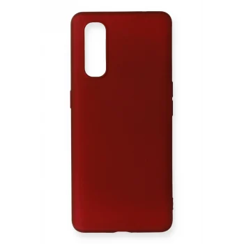 Mey İthalat®   Find X2 Kılıf First Silikon - Bordo