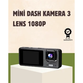 Mey İthalat® Full HD 3 Kanallı Araç Kamerası – Akıllı Çözümlerle Sürüş
