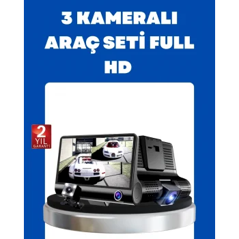 Mey İthalat® G-Sensör, Park Modu ve Döngüsel Kayıt Destekli Araç DVR
