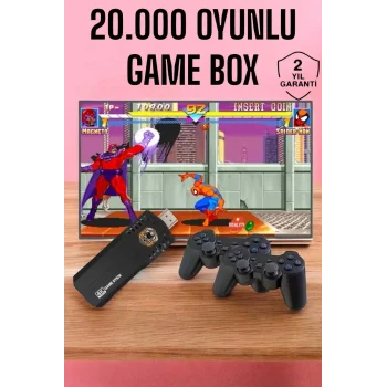 Mey İthalat® Game Box 20.000 Oyunlu 8K Ultra Oyun Konsolu