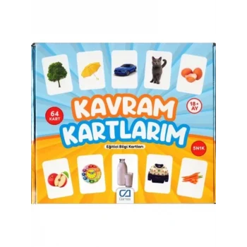 Mey İthalat® Games Kavram Kartlarım 64 Kart 5175