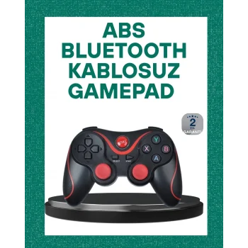 Mey İthalat® Gelişmiş Kontrol Hassasiyeti Sunan Kablosuz Bluetooth Oyun Kolu