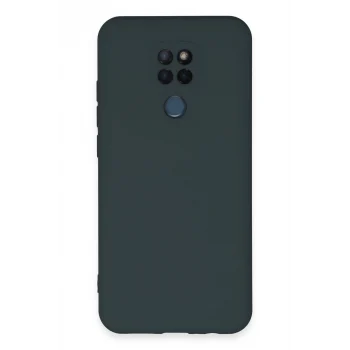 Mey İthalat®  General Mobile GM 20 Kılıf Nano içi Kadife Silikon - Koyu Yeşil