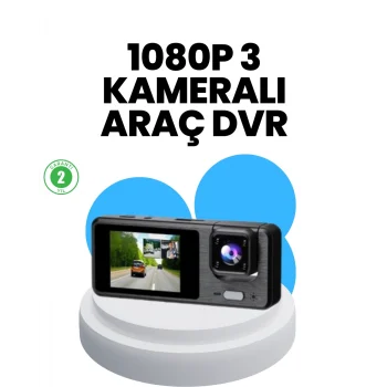 Mey İthalat® Geri Görüş Monitörlü Araç Kamerası | 2 İnç Ekran, Hareket Algılama
