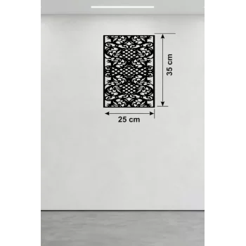 Mey İthalat® Gotham Temalı Ahşap Duvar Saati - 25x35 cm Lazer Kesim Dekoratif Saat
