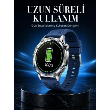 Mey İthalat® Günlük Kullanıma Uygun Suya Dayanıklı AMOLED Akıllı Saat