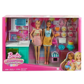 Mey İthalat® HJY94  Brooklyn ve Malibu Pasta Yapıyor Oyun Seti
