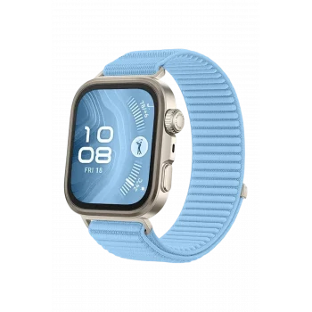 Mey İthalat®  Huawei Fit 4 Braid Kordon - Açık Mavi