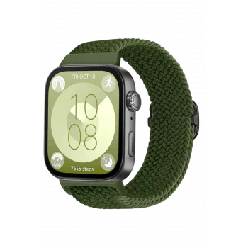 Mey İthalat® Huawei Fit 4 Star Kordon - Koyu Yeşil
