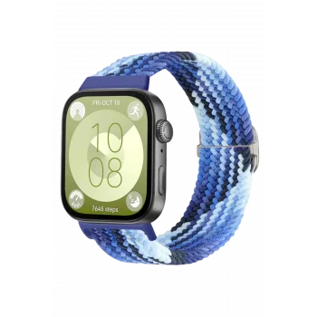 Mey İthalat® Huawei Fit 4 Star Kordon - Lacivert-Mavi