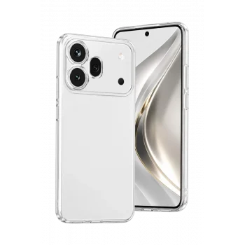 Mey İthalat®  Huawei Honor 600 Pro Lüx Şeffaf Silikon - Şeffaf