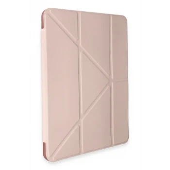 Mey İthalat®  Huawei Honor Pad V9 Kılıf Kalemlikli Mars Tablet Kılıfı - Rose Gold