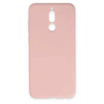 Mey İthalat®  Huawei Mate 10 Lite Kılıf Nano içi Kadife Silikon - Pudra