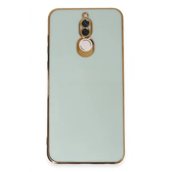 Mey İthalat®  Huawei Mate 10 Lite Kılıf Volet Silikon - Açık Yeşil