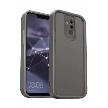 Mey İthalat®  Huawei Mate 20 Lite Kılıf Viera Silikon - Gri