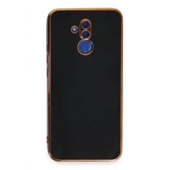 Mey İthalat®  Huawei Mate 20 Lite Kılıf Volet Silikon - Siyah